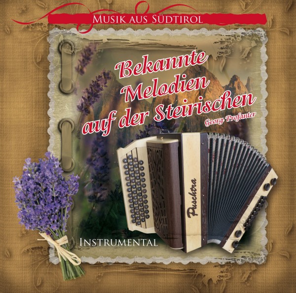 CD Audio Bekannte Melodien auf der Steirischen gespielt von Georg Profanter