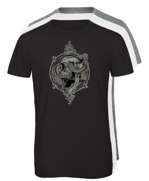 T-Shirt Skull Snake