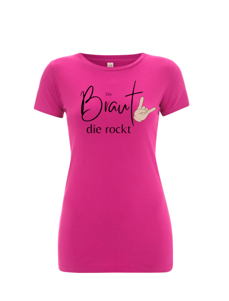 T-Shirt Braut Die Rockt