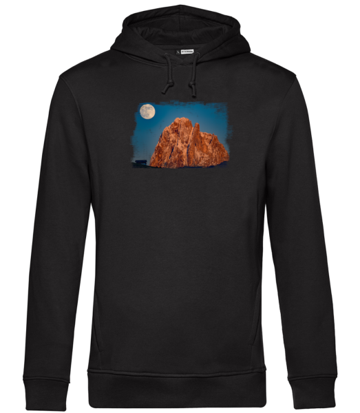 Felpa con cappuccio Sassolungo luna