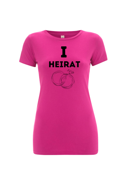 T-Shirt I Heirat Damenschnitt