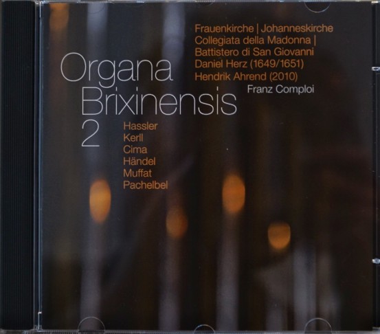 CD Audio organista del duomo Franz Comploi - Organa Brixinensis 2